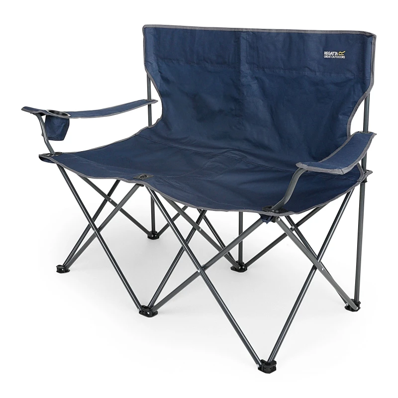 Image of Regatta Regatta Isla Double Chair in Navy Navy One Size Unisex 5063019695259