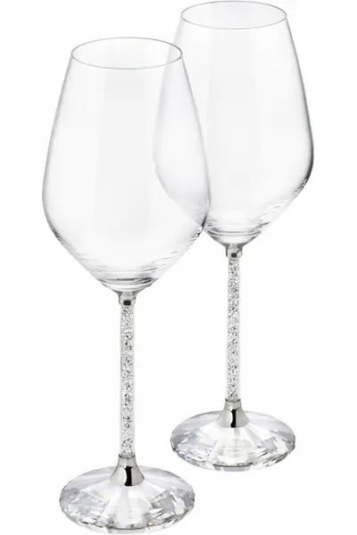 Image of Swarovski Swarovski Crystalline Wine Glasses Set of 2 - Clear One Size
