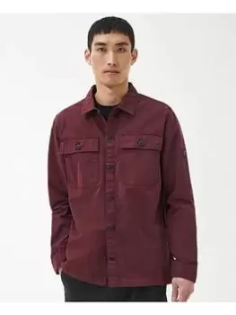 Image of Barbour International Adey Utility Pocket Overshirt - Red