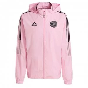 Image of adidas Inter Miami All Weather Jacket Mens - Pink/Black