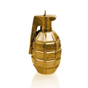 Image of Gold Large Grenade Candle