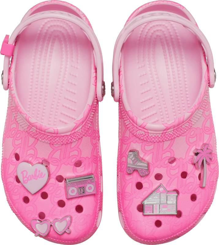 Image of Crocs Unisex Barbie Classic Clogs Multi W4/M3