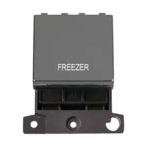 Image of Click Scolmore MiniGrid 20A Double-Pole Ingot Freezer Switch Black Nickel - MD022BN-FZ