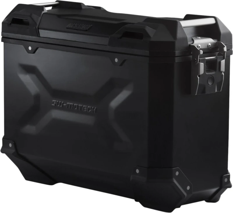 Image of ALK.00.733.11000R/B - SW Motech TRAX Adventure Hard Pannier Case For KTM Adventure 1050 2015-2016 Right - Black Anodized/Black/Powder-Coated ALK.00.73