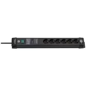 Image of Brennenstuhl 1951160402 Surge protection power strip Black PG connector