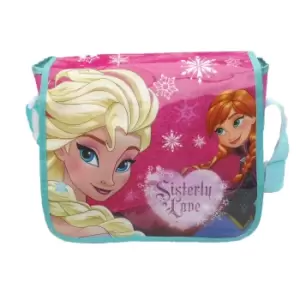 Image of Frozen Childrens/Kids Sisterly Love Messenger Bag (One Size) (Pink)