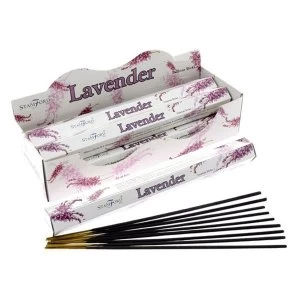 Image of Lavender (Pack Of 6) Stamford Hex Incense Sticks