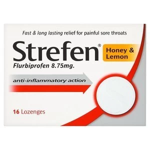 Image of Strefen Honey and Lemon Lozenges 16s