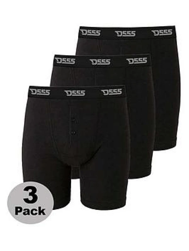 Image of D555 by Duke Duke Mens Big Size Three Pack Boxer Shorts Size: 5XL, Col