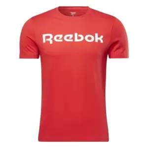 Image of Reebok Graphic Logo T-Shirt Mens - Red