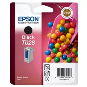 Image of Epson Sweet T028 Black Ink Cartridge