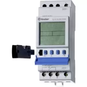 Image of Finder DIN rail mount timer Operating voltage: 230 V AC 12.91.8.230.0090 1 change-over 16 A 250 V AC Weekday settings
