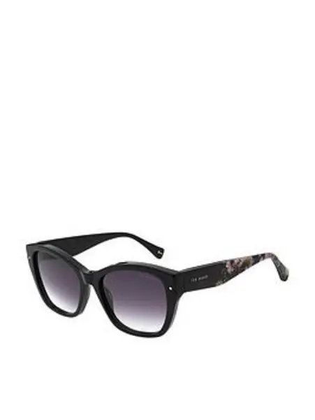 Image of Ted Baker Gloss Solid Black Sunglass Black VWR80 Unisex