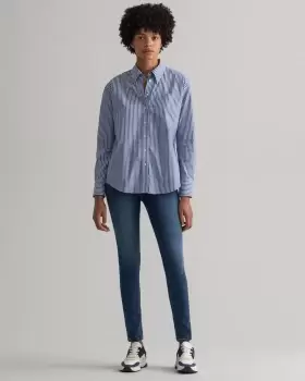 Image of GANT Women Nella Skinny Indigo Travel Jeans (M) Blue