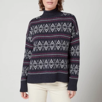 Image of Barbour Womens Lynemouth Knitted Jumper - Multi - UK 12