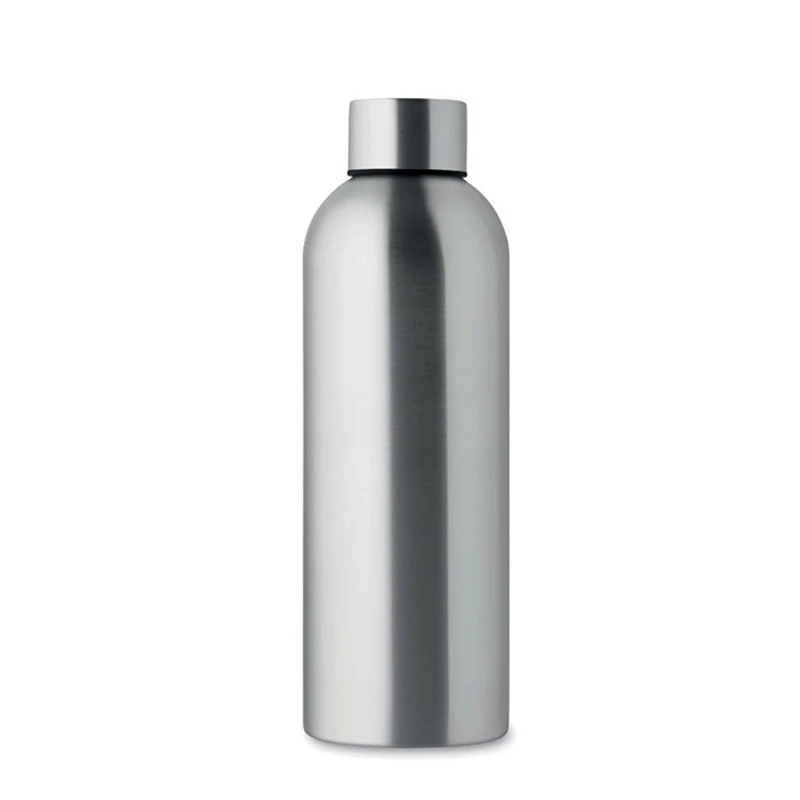 Image of Treat Republic Silver Stainless Steel Waterbottle Silver unisex Standard
