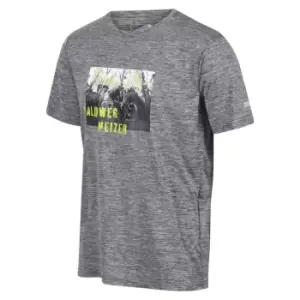 Image of Regatta Fingal Slogan T-Shirt - Black