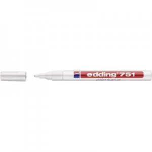 Image of Edding 4-751049 edding 751 Paint marker Paint marker White 1 mm, 2mm /pack