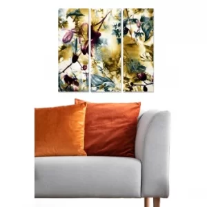 Image of MDF216207562 Multicolor Decorative MDF Painting (3 Pieces)