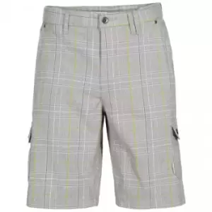 Image of Trespass Mens Earwig Cargo Shorts (S) (Oatmeal Check)