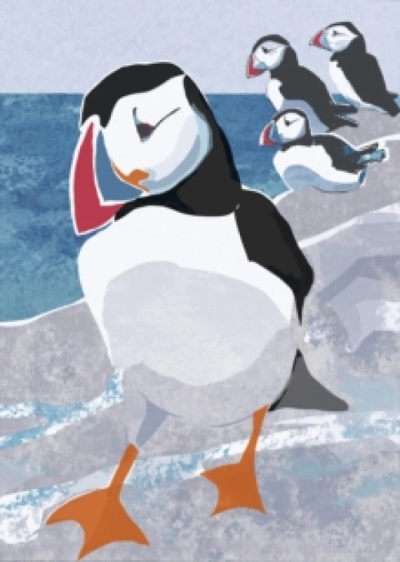 Image of Nature Notebook: Puffin Notebook / blank book