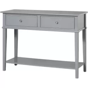 Image of Franklin Grey Console Sofa Hallway Side Table