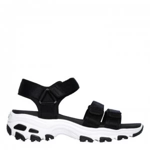 Image of Skechers Lifestyle Dlite Catch Sandals - Black