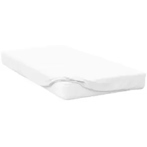Image of Belledorm - 400 Thread Count Egyptian Cotton Fitted Sheet (6ft 6) (White) - White