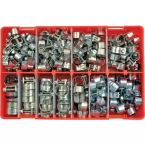 Image of Assorted Zinc Plated Mini Clips (Nut & Bolt) 160PC