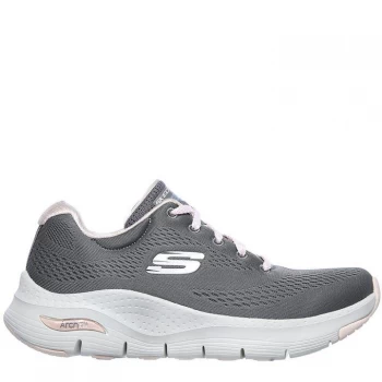Image of Skechers Archfit Runners - Grey/Pink