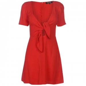 Image of Firetrap Blackseal Knot Dress - Red