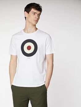 Image of Ben Sherman Target T-Shirt - White, Size S, Men