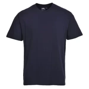 Image of Portwest B195 Turin Premium T-Shirt Navy M