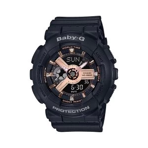Image of Casio BABY-G BA-110 Series Analog-Digital Watch BA-110RG-1A - Black