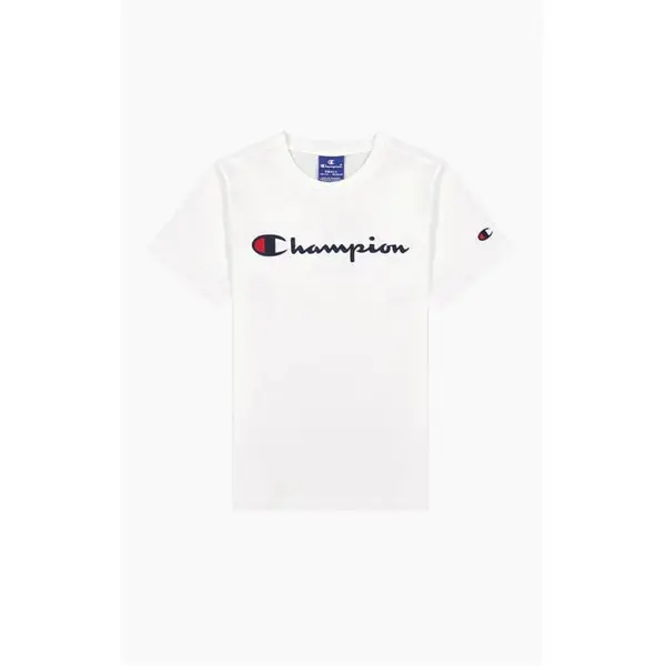 Image of Champion Logo T-Shirt - White 3 - 4 Years