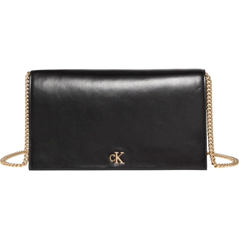 Image of Calvin Klein Womens CK L Wallet On Chain Black female One Size