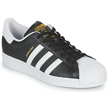 Image of adidas SUPERSTAR womens Shoes Trainers in Black