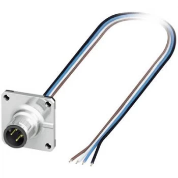 Image of Phoenix Contact 1419991 SACC-SQ-M12MS-4CON-25F/0,5 M12 Sensor / Actuator Build-in Plug Connector