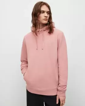 Image of AllSaints Raven Pullover Ramskull Hoodie
