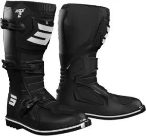 Image of Shot Race 2 Kids Motocross Boots, black-white, Size 33, black-white, Size 33