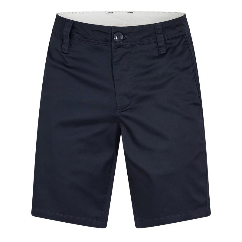 Image of Armani Exchange Mens Bermuda Chino Shorts Deep Navy male 30W S