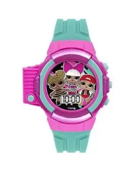 Image of L.O.L Surprise! Pink & Blue Flashlight Watch, Blue