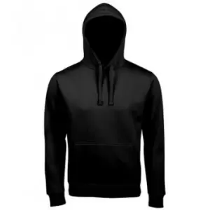 Image of SOLS Unisex Adults Spencer Hooded Sweatshirt (3XL) (Black)