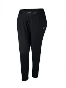 Image of Nike Training Dry Tapered Pant Curve Black