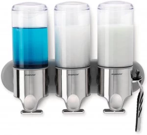 Image of simplehuman Wall Mount Pump Triple