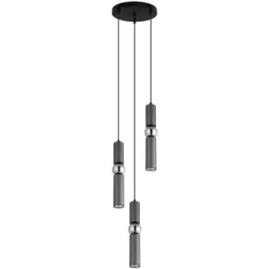 Image of Italux Lighting - Italux Isidora Modern 3 Light Cluster Pendant Ceiling Light, GU10