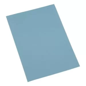 Image of 5 Star Office Square Cut Folder Recycled 250gsm Foolscap Blue [Pack 100]