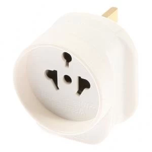 Image of Travel Adaptor EUUSAAUS to UK White TADTTC DX