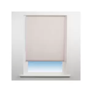 Image of Universal Plain Blackout Roller Blind, Mushroom, W90cm