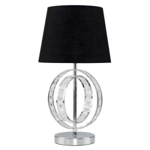 Image of Rothwell Table Lamp with Black Aspen Shade